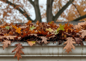 Gutter guards fall clogs